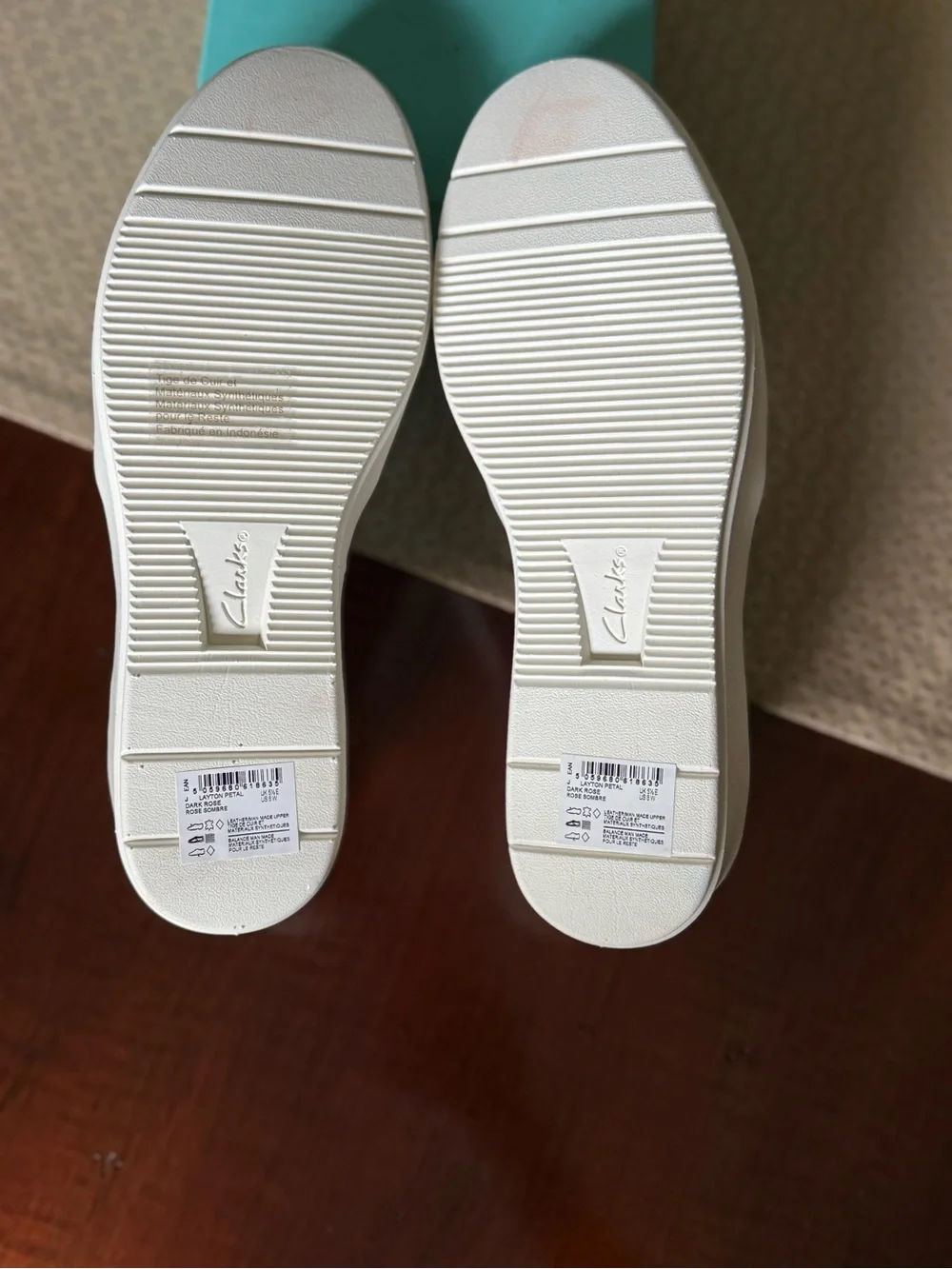 Clarks Collection Layton Petal Slip on Shoes Sz 8W